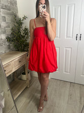 Load image into Gallery viewer, Bubbly Affair Mini Dress Red
