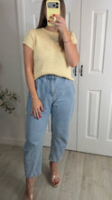 Load image into Gallery viewer, Butter Yellow Breeze Knit Top
