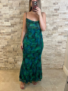 Mirage Mesh Maxi Dress