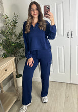 Load image into Gallery viewer, Cloud Comfot Top &amp; Pants Loungewear Set
