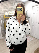 Load image into Gallery viewer, Sweet Spot Polka Dot Sweater

