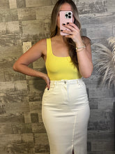 Load image into Gallery viewer, Statement Bodysuit Yellow
