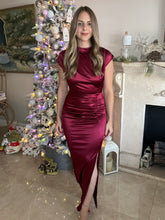 Load image into Gallery viewer, Burgundy Formal Dress
