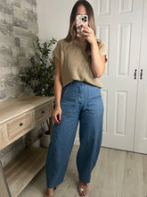 Load image into Gallery viewer, Jill Crew Neck Crochet Top
