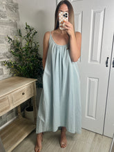 Load image into Gallery viewer, Autumn Denim Maxi Dress
