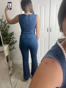 RESTOCK Mamma Mia Denim Top