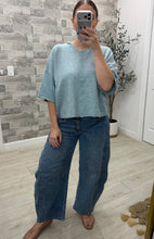 Load image into Gallery viewer, Dusty Blues Cardigan Top New
