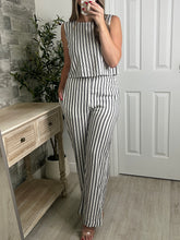 Load image into Gallery viewer, Teresa Top &amp; Pants Set Navy
