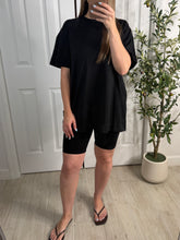 Load image into Gallery viewer, On The Run Top &amp; Shorts Set Black
