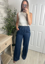 Load image into Gallery viewer, Autumn Blues Denim Pants Dark
