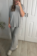 Load image into Gallery viewer, Liberty Lane Top &amp; Pants Set Heather Grey
