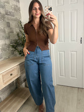 Load image into Gallery viewer, Shanequa Knit Zip Up Top

