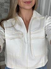 Load image into Gallery viewer, Isla Denim V Neck Top
