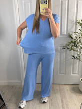 Load image into Gallery viewer, Ocean Air Top &amp; Pants Set
