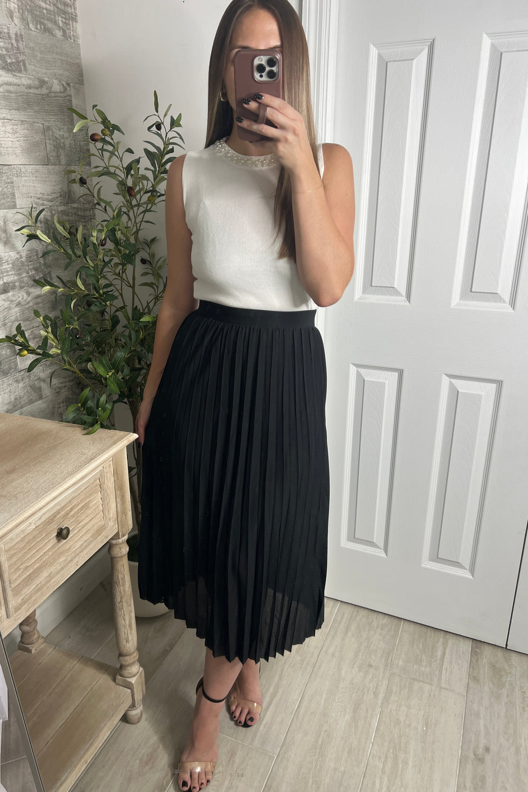 Maple Moon Pleated Skirt