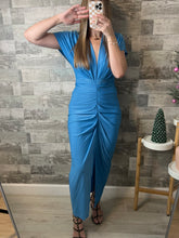 Load image into Gallery viewer, Winter Wonderland Blue Dress
