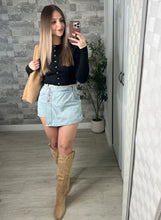 Load image into Gallery viewer, Button Up Ribbed Knit Top
