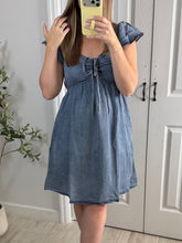 Load image into Gallery viewer, Babydoll Denim Dress
