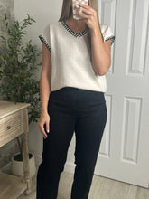 Load image into Gallery viewer, Boderline Chic Off White Top
