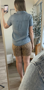 Harper Denim Wash Top