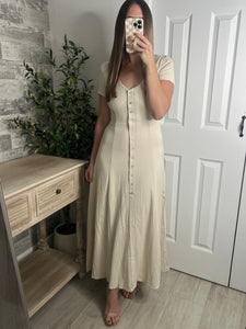 Fancy You Maxi Dress Beige