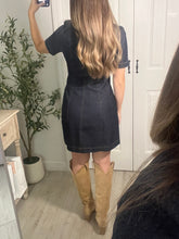 Load image into Gallery viewer, Dazzler Denim Mini Dress

