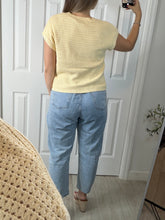 Load image into Gallery viewer, Butter Yellow Breeze Knit Top

