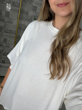 Load image into Gallery viewer, Novi White Cotton Tee
