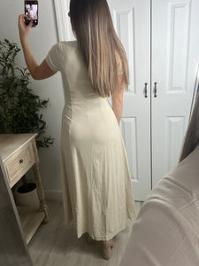 Fancy You Maxi Dress Beige
