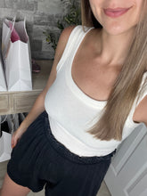 Load image into Gallery viewer, Sherry White Tank Top
