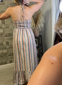 Maddie Striped Maxi Dress