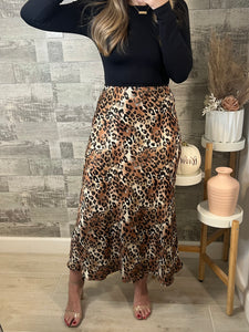 RESTOCK Nash Leopard Skirt