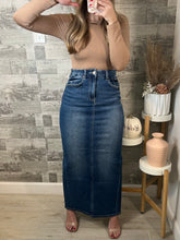 Load image into Gallery viewer, RESTOCK Dallas Stretch Denim Skirt
