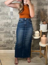 Load image into Gallery viewer, RESTOCK Dallas Stretch Denim Skirt
