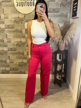 Load image into Gallery viewer, Fuchsia High Waisted Pants
