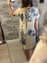 Load image into Gallery viewer, Feeling Free Blue Print Dress
