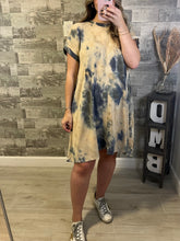 Load image into Gallery viewer, Feeling Free Blue Print Dress
