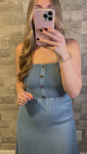 Load and play video in Gallery viewer, Camila Denim Dress
