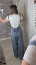 Load and play video in Gallery viewer, Boardwalk Denim Overall Style Jumpsuit
